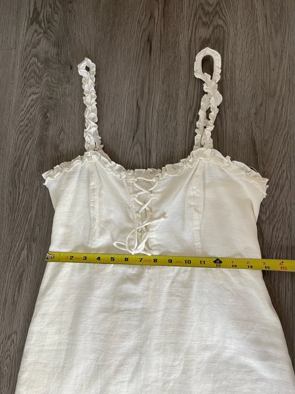 Urban outfitters Robin lace up mini dress medium